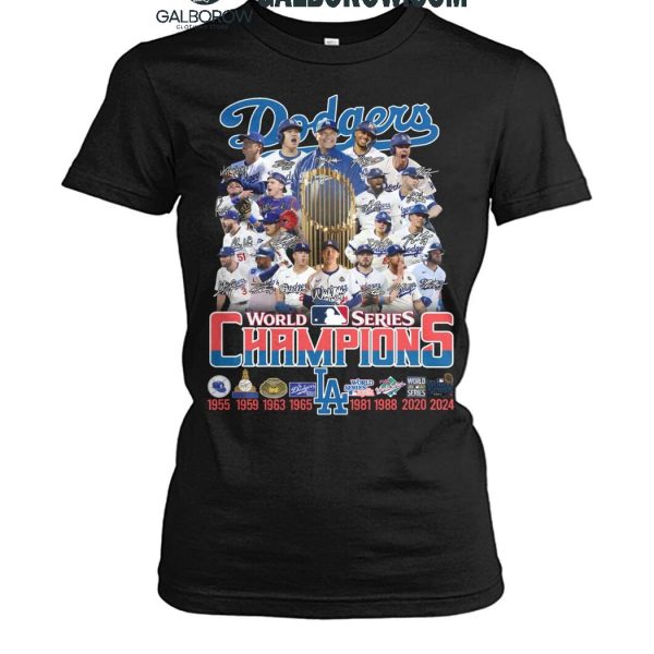 Los Angeles Dodgers World Series Champions 2024 MLB Best Season T Shirt