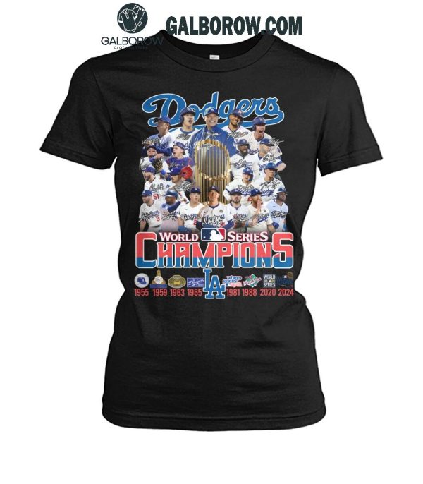 Los Angeles Dodgers World Series Champions 2024 MLB Best Season T-Shirt