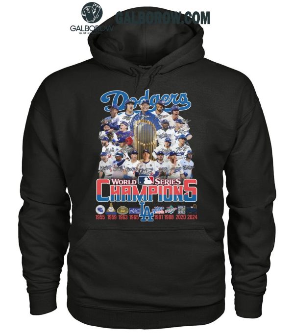 Los Angeles Dodgers World Series Champions 2024 MLB Best Season T-Shirt