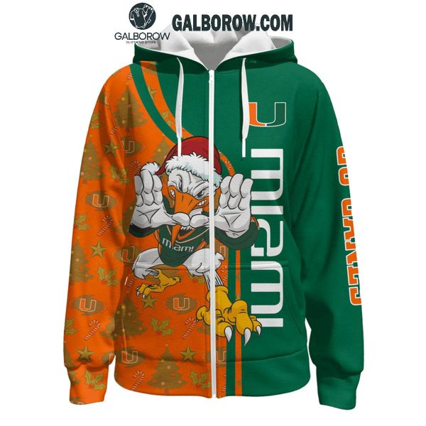 Miami Hurricanes It’s All About U This Christmas Hoodie T-Shirt