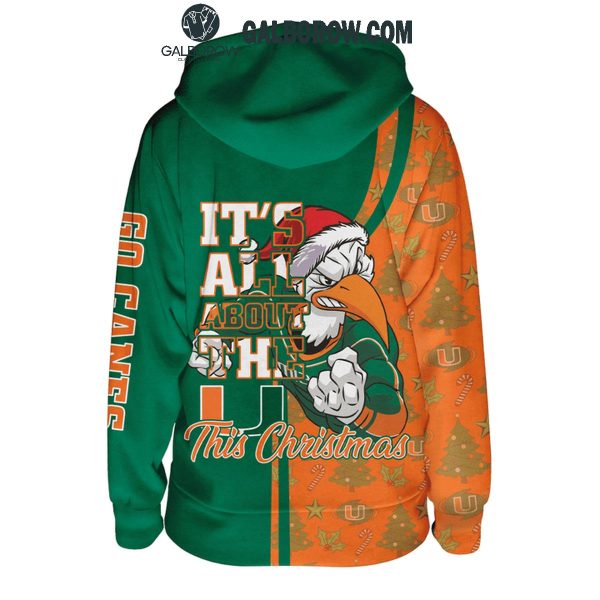 Miami Hurricanes It’s All About U This Christmas Hoodie T-Shirt