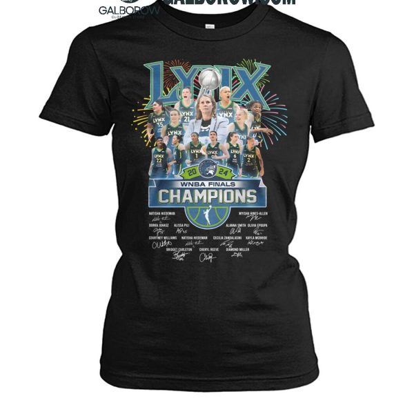 Minnesota Lynx 2024 WNBA Finals Champions Celebrating T Shirt