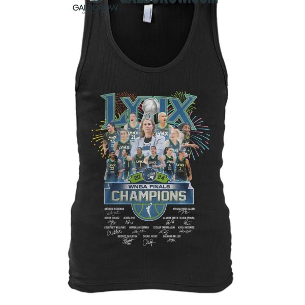 Minnesota Lynx 2024 WNBA Finals Champions Celebrating T Shirt