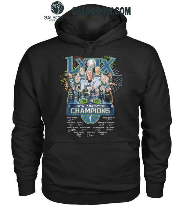 Minnesota Lynx 2024 WNBA Finals Champions Celebrating T-Shirt