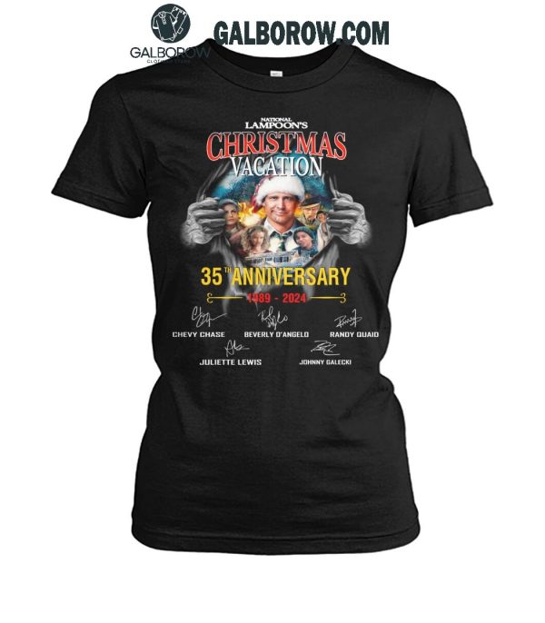 National Lampoon’s Christmas Vacation 35th Anniversary 1989-2024 T-Shirt