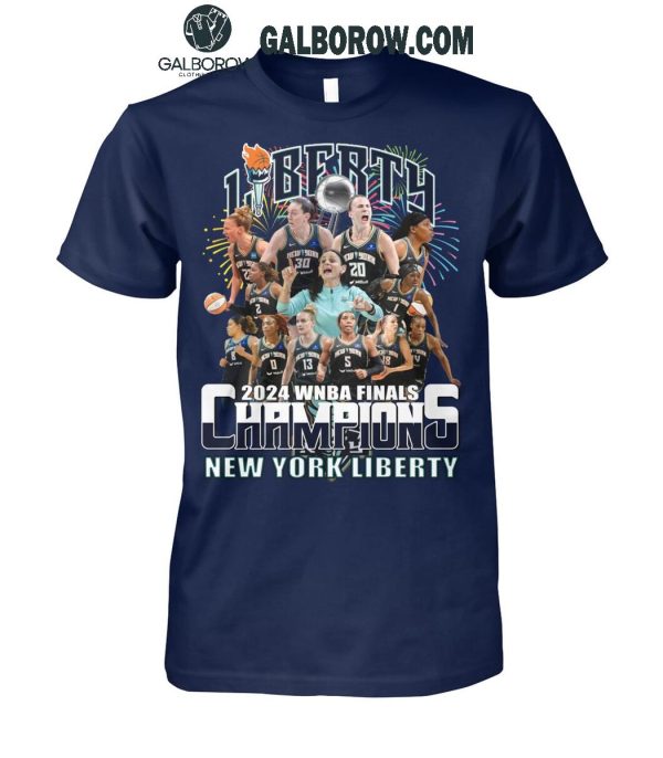 New York Liberty 2024 WNBA Champs New Yorker Pride T-Shirt