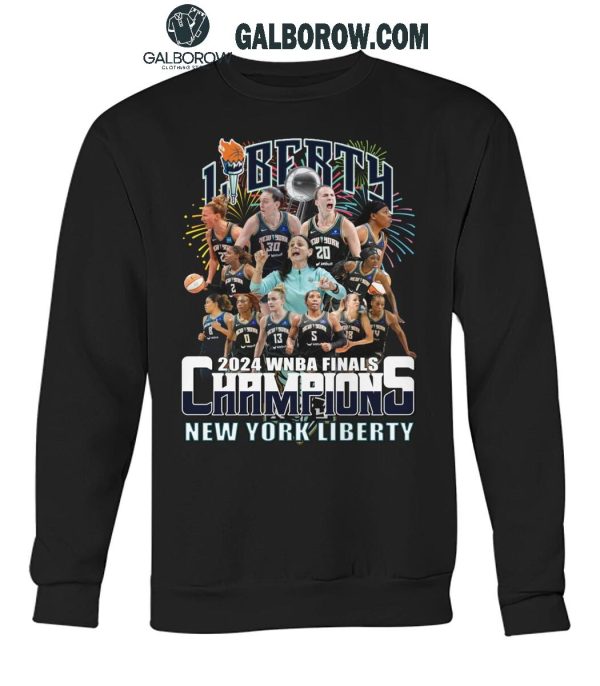 New York Liberty 2024 WNBA Champs New Yorker Pride T-Shirt