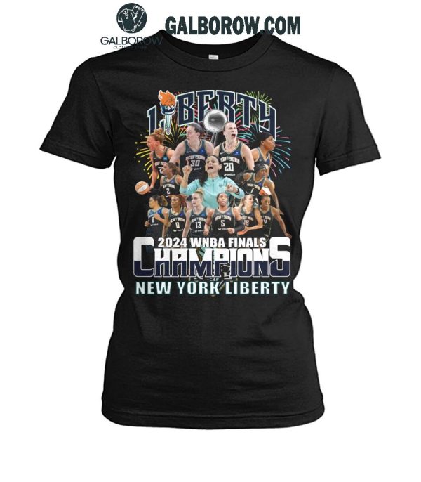 New York Liberty 2024 WNBA Champs New Yorker Pride T-Shirt