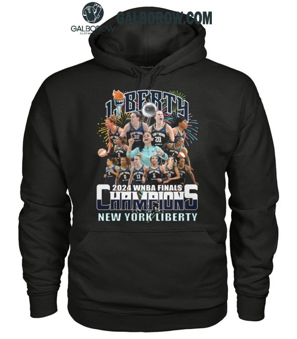 New York Liberty 2024 WNBA Champs New Yorker Pride T-Shirt