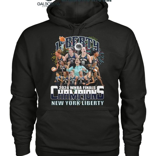 New York Liberty 2024 WNBA Finals Champions Celebrating T Shirt