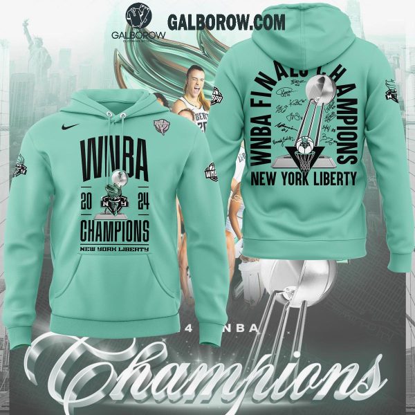 New York Liberty WNBA Champions 2024 NY Pride Hoodie T-Shirt