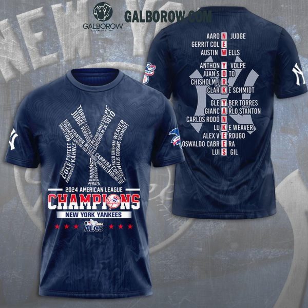 New York Yankees 2024 AL Champions NY Pride Hoodie T-Shirt