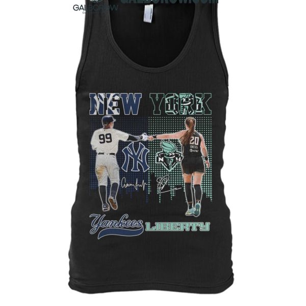 New York Yankees 2024 Aaron Judge New York Liberty Sabrina Ionescu T Shirt