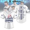 Los Angeles Dodgers Stars 2024 National League Champions Personalized Baseball Jersey Blue