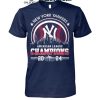 New York Yankees 2024 American League Champions New Yorkers Skyline T-Shirt