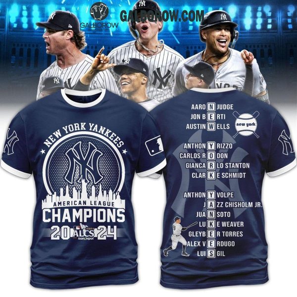 New York Yankees ALCS 2024 American League Champions Hoodie T-Shirt