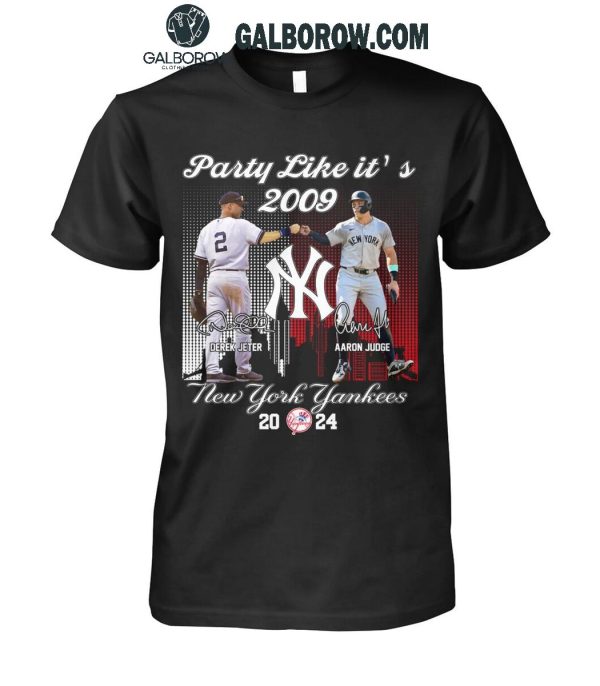 New York Yankees Derek Jeter Aaron Judge Party Like It’s 2009 T-Shirt