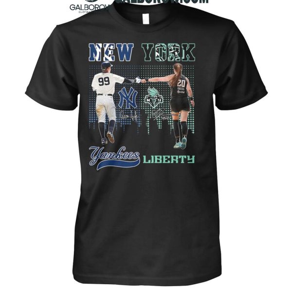 New York Yankees New York Liberty Pride Of New Yorker T-Shirt