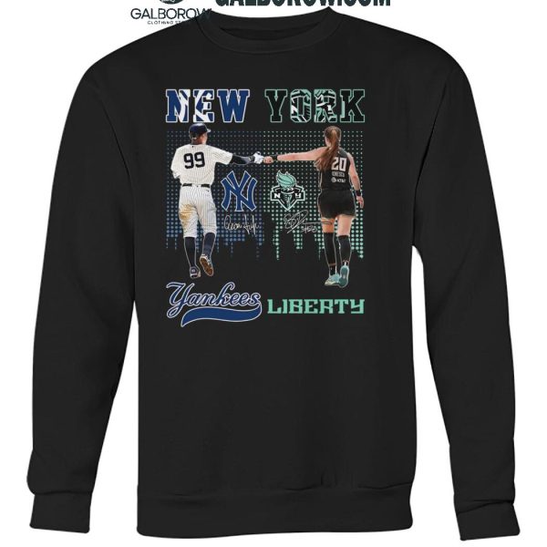 New York Yankees New York Liberty Pride Of New Yorker T Shirt