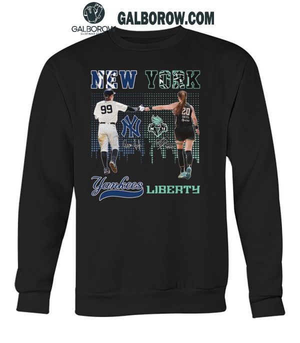 New York Yankees New York Liberty Pride Of New Yorker T-Shirt