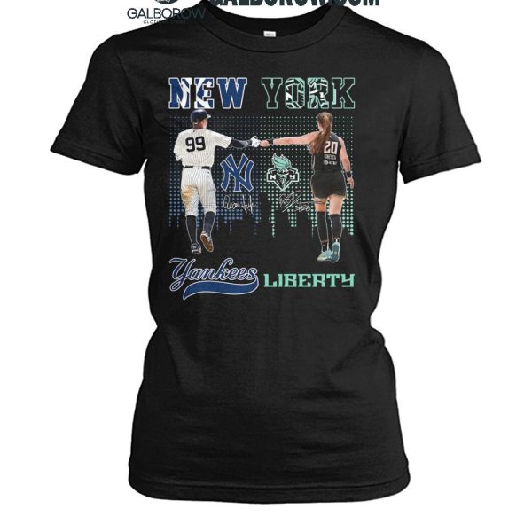 New York Yankees New York Liberty Pride Of New Yorker T Shirt