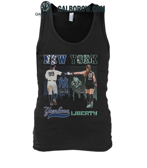 New York Yankees New York Liberty Pride Of New Yorker T-Shirt