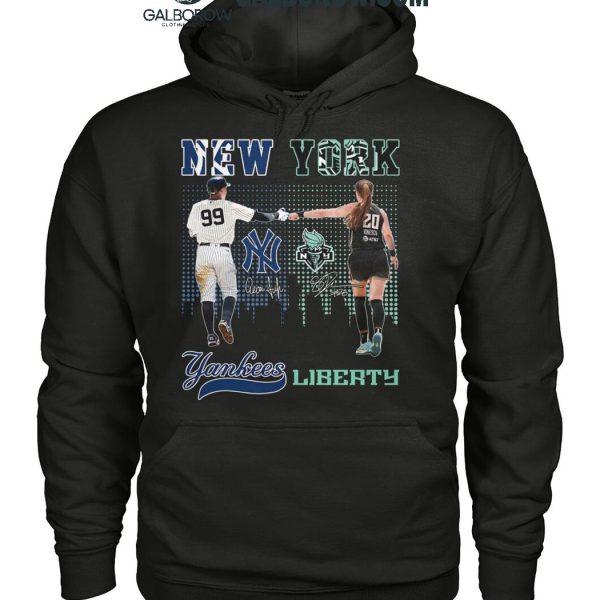 New York Yankees New York Liberty Pride Of New Yorker T Shirt