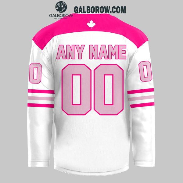 Niagara IceDogs 2024 Pink Rink Personalized Hockey Jersey