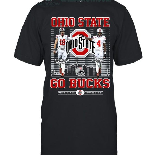 Ohio State Buckeyes Jeremiah Smith Jaylen McClain Go Bucks T-Shirt