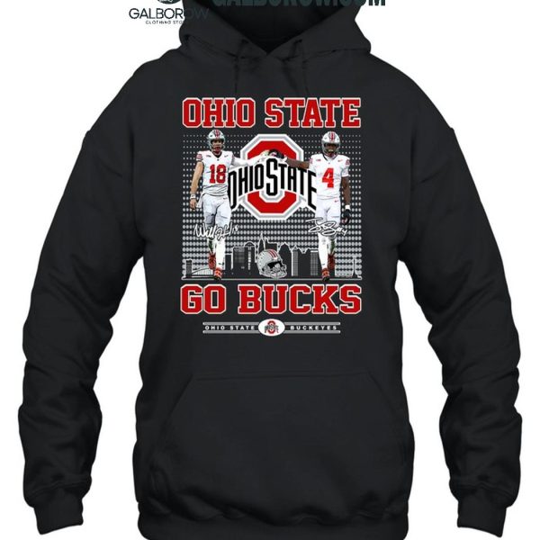 Ohio State Buckeyes Jeremiah Smith Jaylen McClain Go Bucks T Shirt