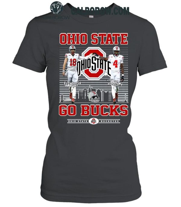 Ohio State Buckeyes Jeremiah Smith Jaylen McClain Go Bucks T-Shirt