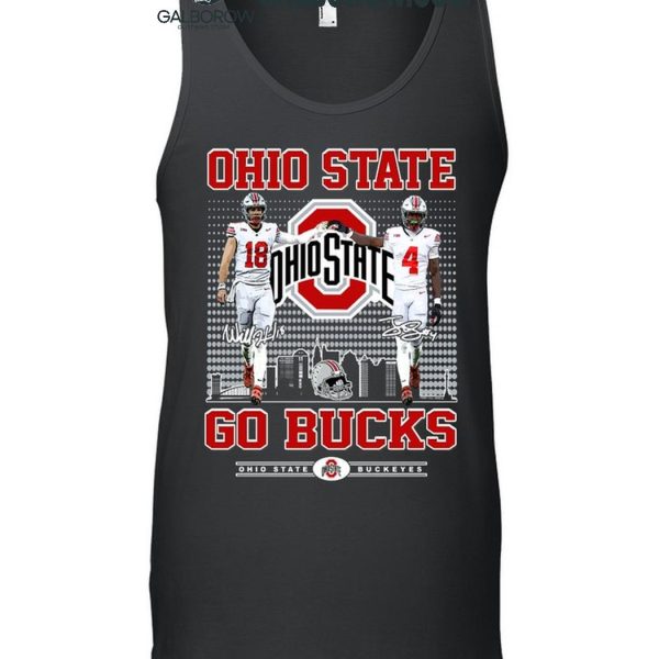 Ohio State Buckeyes Jeremiah Smith Jaylen McClain Go Bucks T Shirt