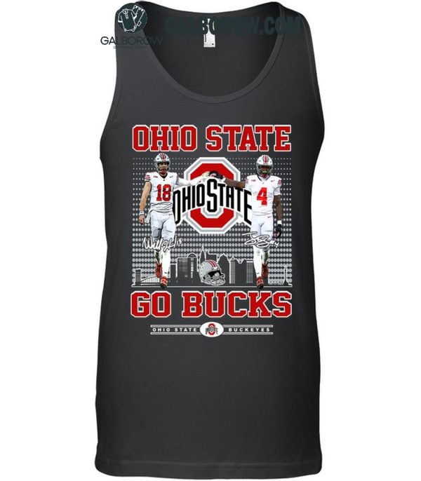 Ohio State Buckeyes Jeremiah Smith Jaylen McClain Go Bucks T-Shirt