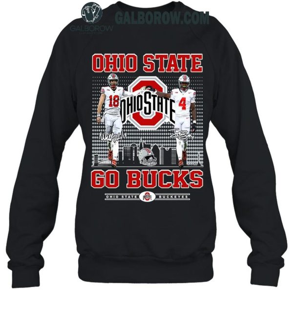 Ohio State Buckeyes Jeremiah Smith Jaylen McClain Go Bucks T-Shirt