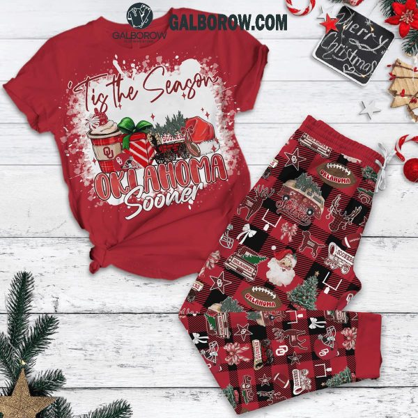 Oklahoma Sooners 2024 Merry Christmas Fleece Pajamas Set