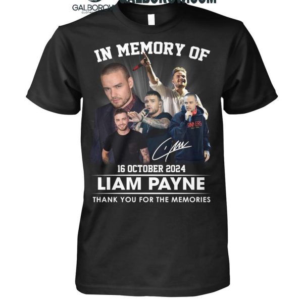 One Direction In Memory Of Liam Payne 2024 Thank You For The Memories T-Shirt