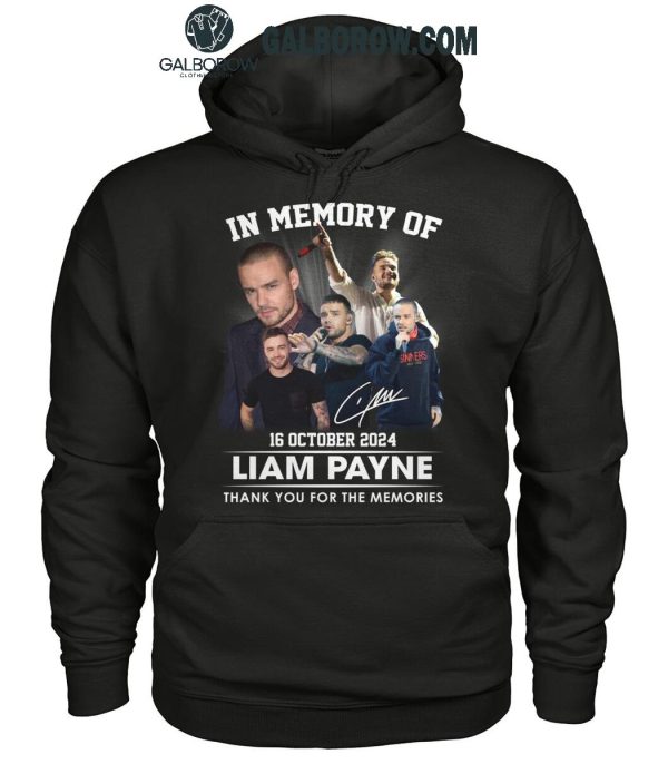 One Direction In Memory Of Liam Payne 2024 Thank You For The Memories T-Shirt