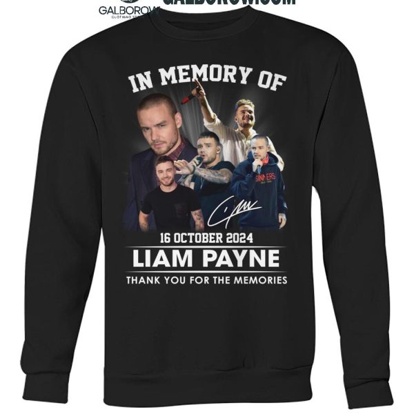 One Direction In Memory Of Liam Payne 2024 Thank You For The Memories T Shirt