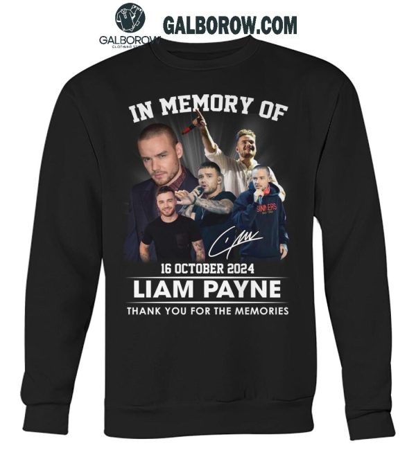 One Direction In Memory Of Liam Payne 2024 Thank You For The Memories T-Shirt