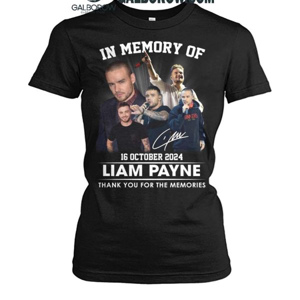 One Direction In Memory Of Liam Payne 2024 Thank You For The Memories T Shirt