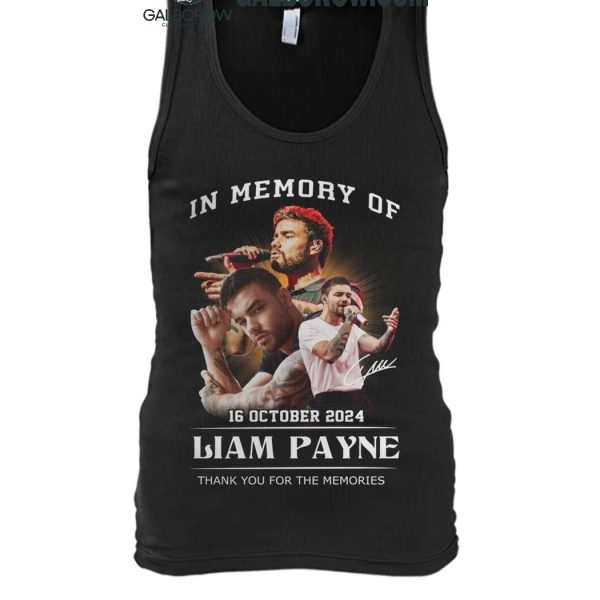 One Direction In Memory Of Liam Payne Thank You T Shirt