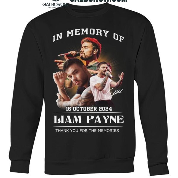 One Direction In Memory Of Liam Payne Thank You T Shirt