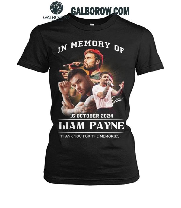 One Direction In Memory Of Liam Payne Thank You T-Shirt