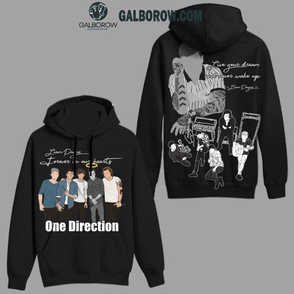 One Direction Liam Payne Forever In Our Heart Hoodie T-Shirt Black Version