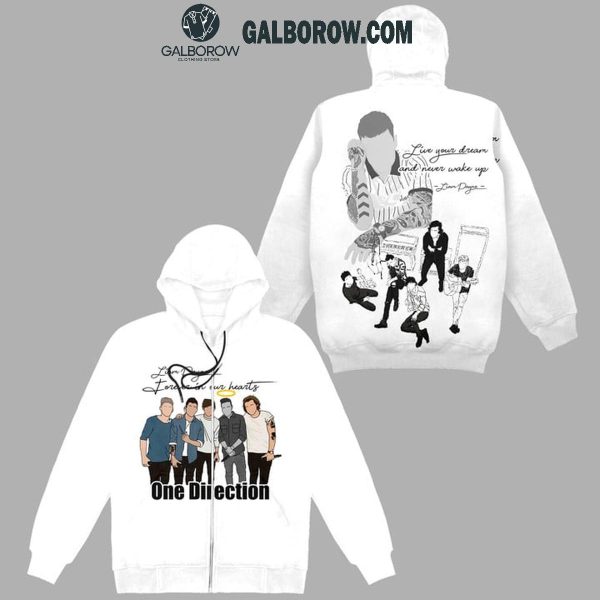 One Direction Liam Payne Forever In Our Heart White Design Hoodie T-Shirt