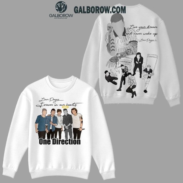 One Direction Liam Payne Forever In Our Heart White Design Hoodie T-Shirt