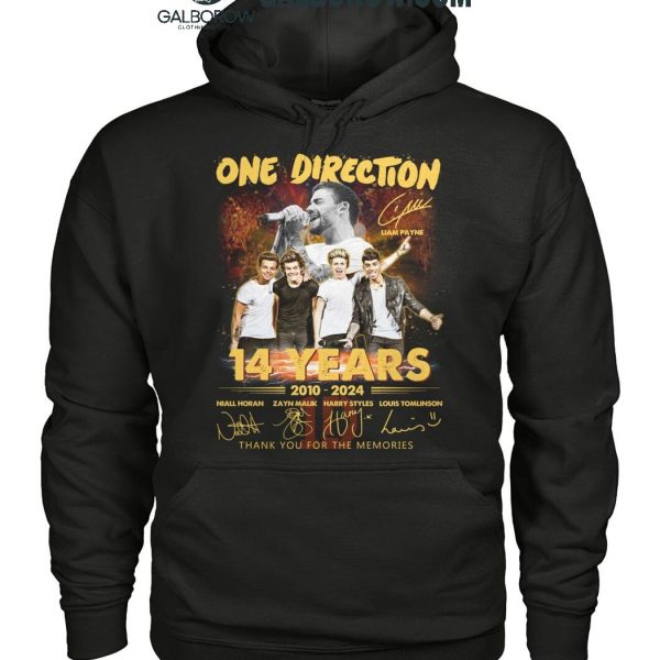 One Direction Thank You For The Memories Of 14 Years T Shirt