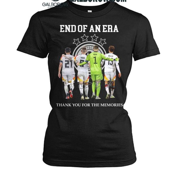 Real Madrid End Of An Era Thank You For The Memories T Shirt