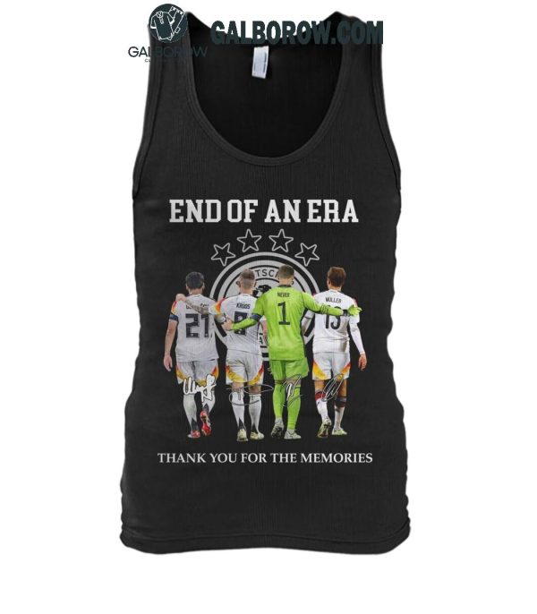 Real Madrid End Of An Era Thank You For The Memories T-Shirt