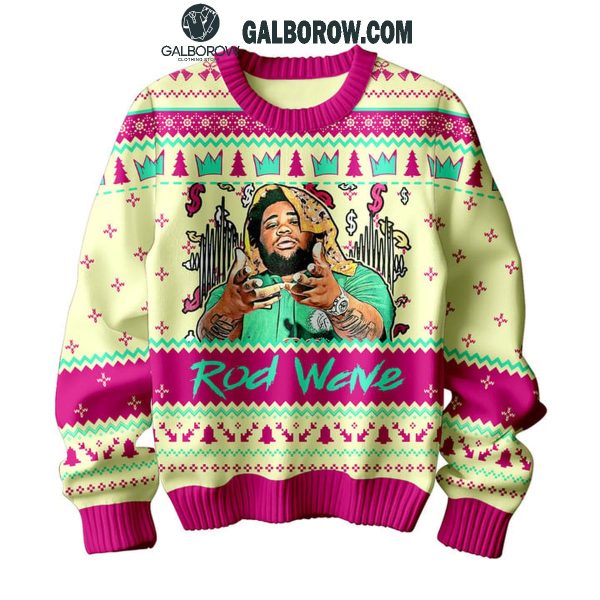 Rod Wave Hard Times 2024 Christmas Ugly Sweater